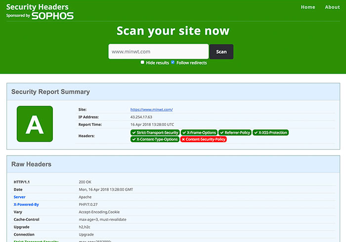 HTTP headers設置，讓網站更安全避免淪為挖礦機