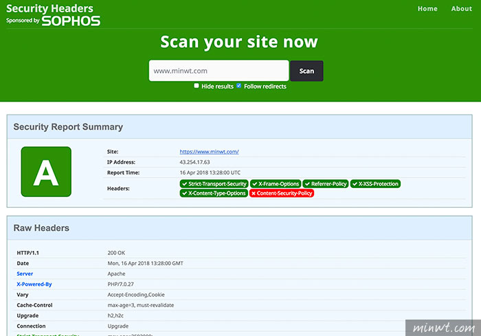 梅問題－HTTP headers設置，讓網站更安全避免淪為挖礦機