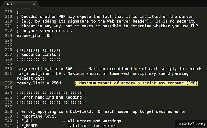 梅問題－解決MAMP的phpmyadmin匯入資料庫32MB限制