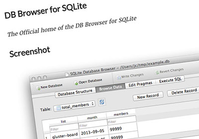 DB Browser for SQLite 視覺化的 SQLite 管理工具，新增、瀏覽資料超方便