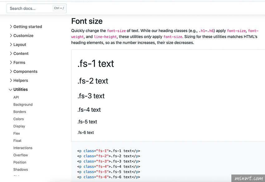 梅問題-Bootstrap5 新增自適應文字字級，隨著裝置尺寸不同自動調整文字大小