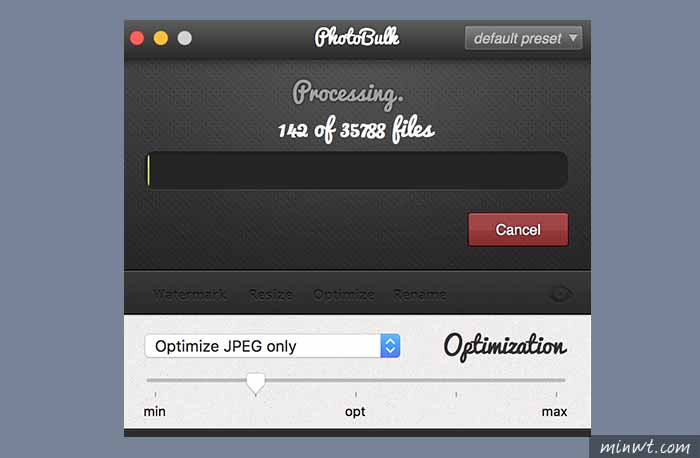 梅問題－PhotoBulk地表上最強的PNG/JPG圖片壓器，一鍵就能將圖片壓浮水印、改變尺寸、自訂壓縮比、重新命名