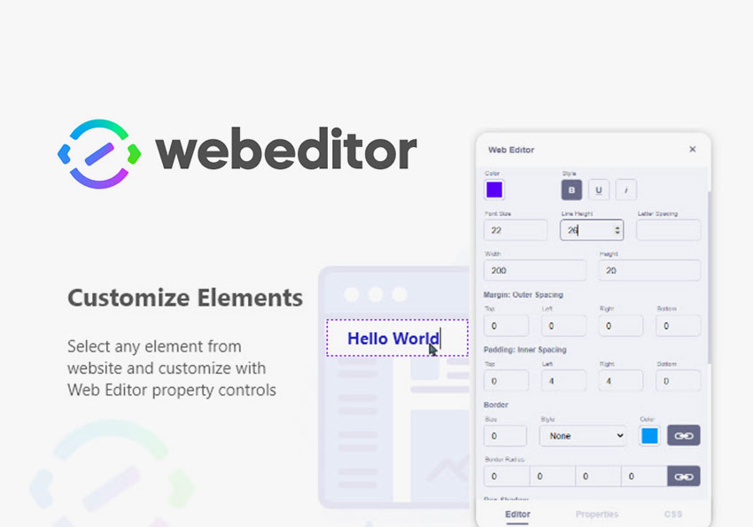 Chrome外掛－WebEditor 網頁編輯器，即見即所得修改當前網頁圖片、文字與樣式