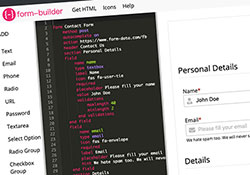 Form-Builder 線上表單產生器，可自訂必填位與審核機制