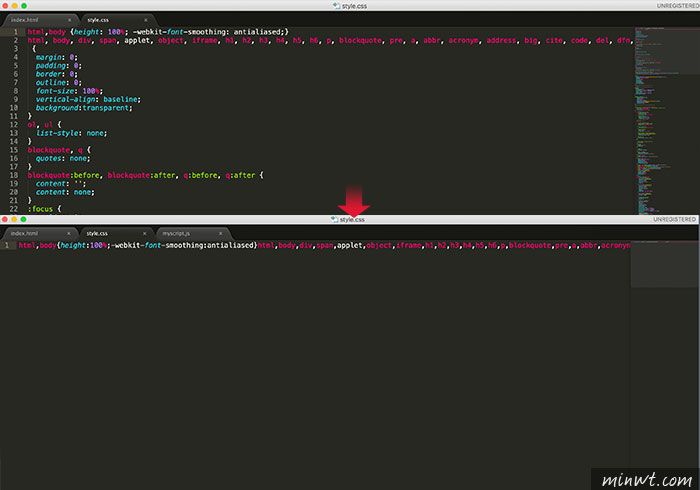 梅問題－Go Minify 網頁壓縮器，HTML、CSS、JS一次搞定！