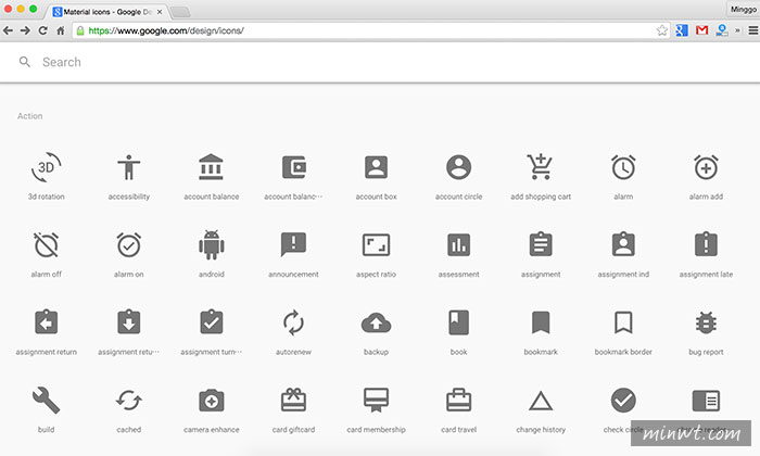 梅問題－《Google Material icons》免費向量圖示下載與網站應用
