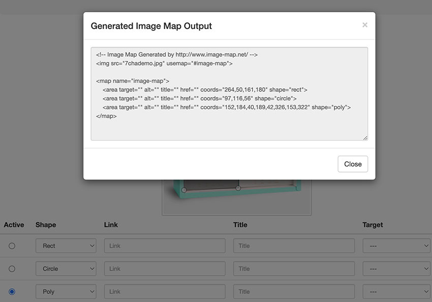 Image Map Generator－免費線上影像地圖產生器，快速生成HTML影像地圖原始碼