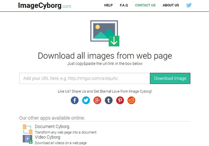 [工具] ImageCyborg線上一鍵將網頁中的圖片打包下載