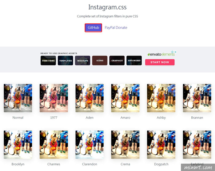 梅問題－[素材]Instagram.css濾鏡包，讓網站照片免Photoshop也有Instagram的相片濾鏡