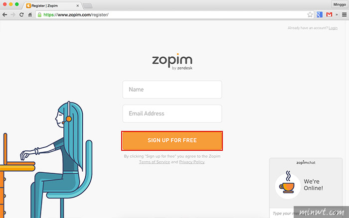 梅問題－Zopim即時客服－讓網站擁有線上客服系統
