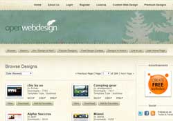 Open Web Design 上千款RWD自適應網頁版型免費下載