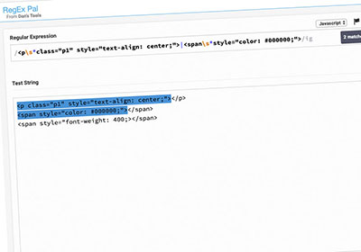 RegEx Pal 即見即所得 Javascript 正規表示法，線上視覺化檢測器
