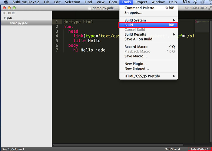 梅問題－網設必學《Jade》網頁HTML快速產生器(Sublime Text2)