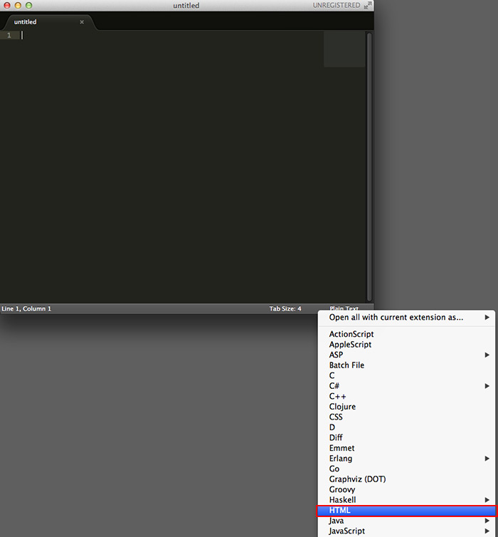 梅問題-網設工具－《Sublime Text》二隻外套件讓你快速產生HTML5網頁範本