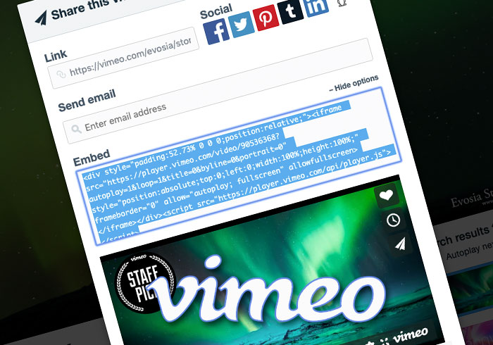 梅問題－如何嵌入Vimeo自動播放、隱藏控制列與標題，Vimeo IFrame Player API讓影片自動播放、隱藏控制列與標題，並支援iPhone/Android手機