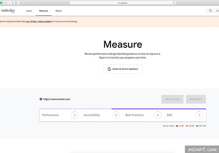梅問題－Google推出另一個網站SEO檢測工具WEB.DEV，分析並提出網站優化方法