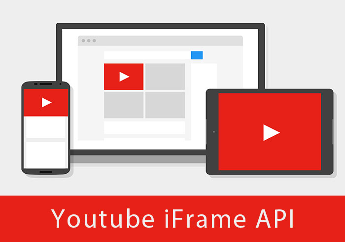 透過官方YouTube IFrame Player API ，讓Yotube在嵌入網站時，有更多參數可設定(靜音、自動播放、重覆播放)