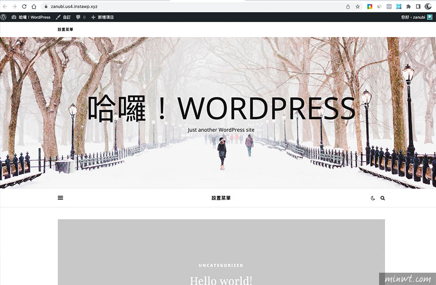 梅問題-InstaWP 免費提供二天 WordPress 測試環境任你使用
