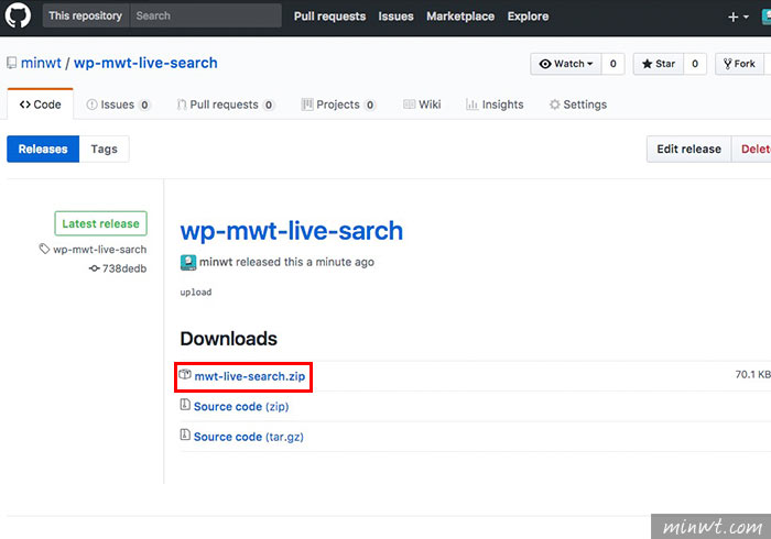 梅問題－「MWT-Live Search」輸入關鍵字，即時顯示搜尋結果